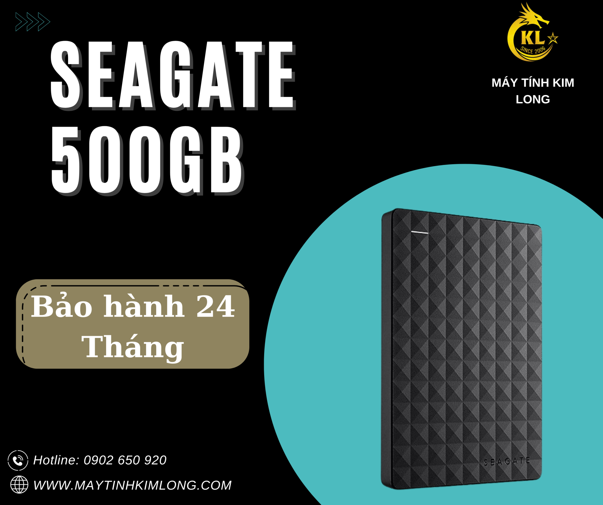 Ổ Cứng Di Động HDD Box Seagate 500GB EXPANSION 2.5” USB 3.0